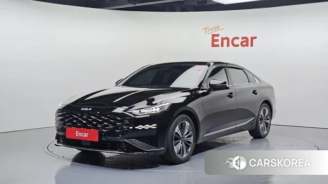 Kia K8 Hybrid 2021 Черный из Кореи