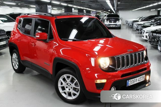 Jeep Renegade 2021 Красный из Кореи