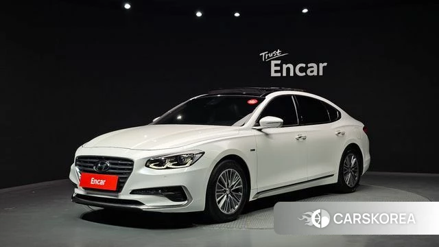 Hyundai Grandeur IG Hybrid 2019 Белый из Кореи