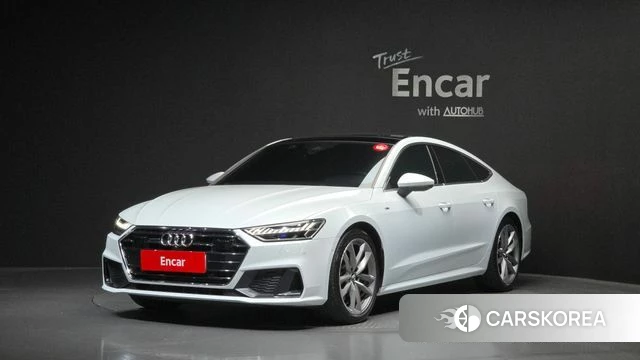 Audi A7 (4K) 2021 Белый из Кореи