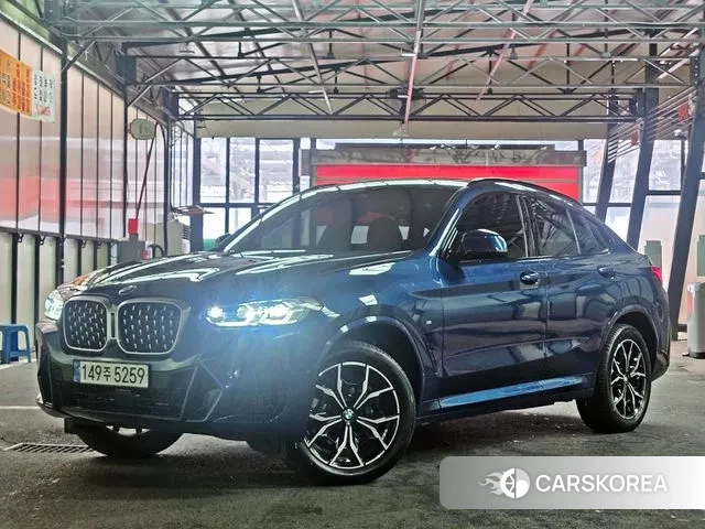 BMW X4 (G02) 2022 Синий из Кореи