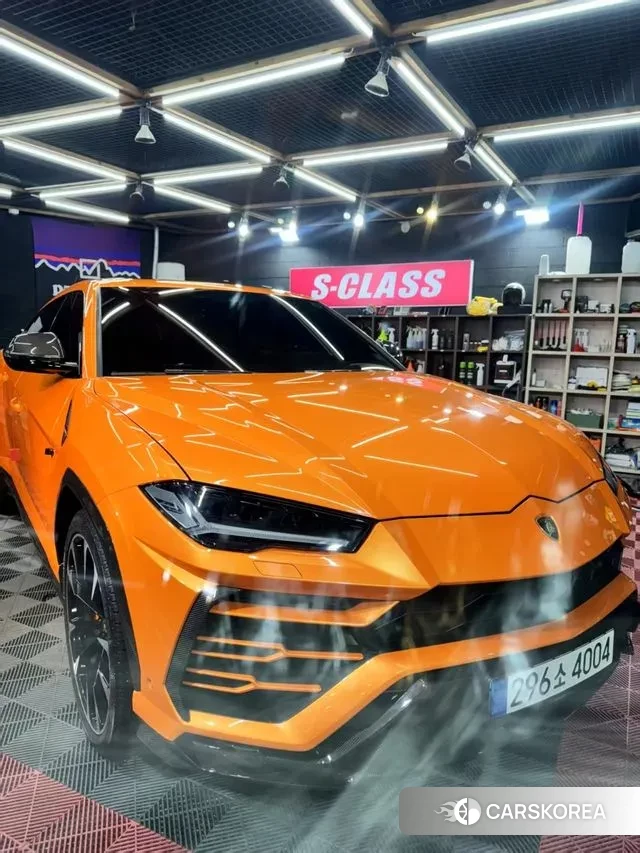 Lamborghini Urus 2021 Оранжевый из Кореи