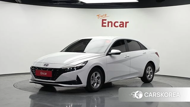 Hyundai Avante (CN7) 2020 Белый из Кореи