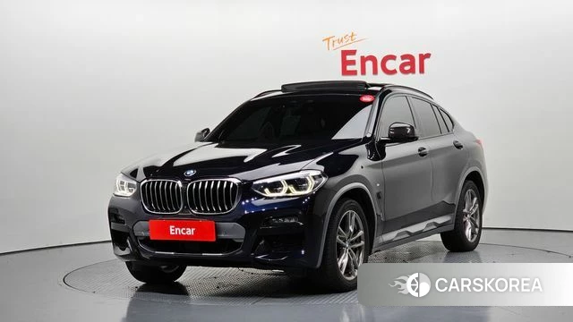 BMW X4 (G02) 2021 Синий из Кореи