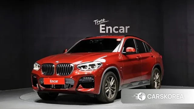 BMW X4 (G02) 2020 Красный из Кореи