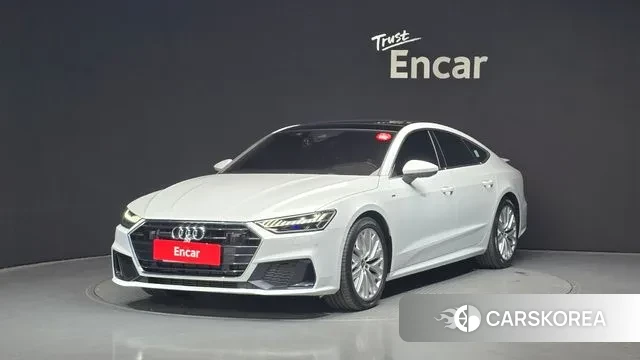 Audi A7 (4K) 2021 Белый из Кореи