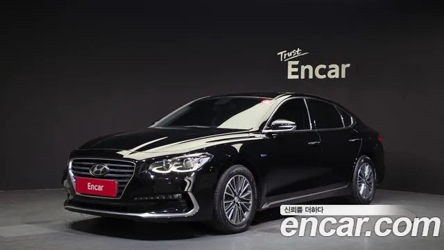 Hyundai Grandeur IG Hybrid 2018 Черный из Кореи