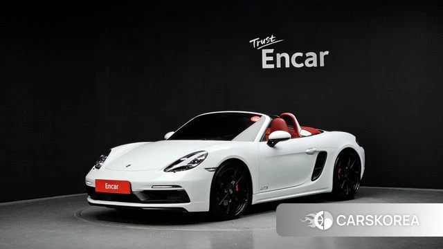 Porsche 718 Boxster 2019 Белый из Кореи