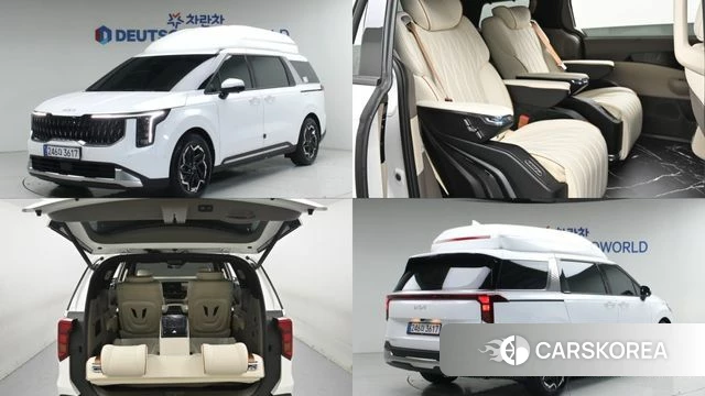 Kia The New Carnival 4th Generation 2025 Белый из Кореи