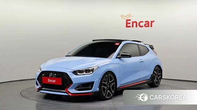 Hyundai Veloster (JS) 2022 Небесно-голубой из Кореи