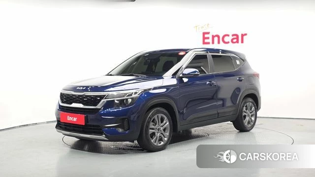 Kia Seltos 2021 Синий из Кореи