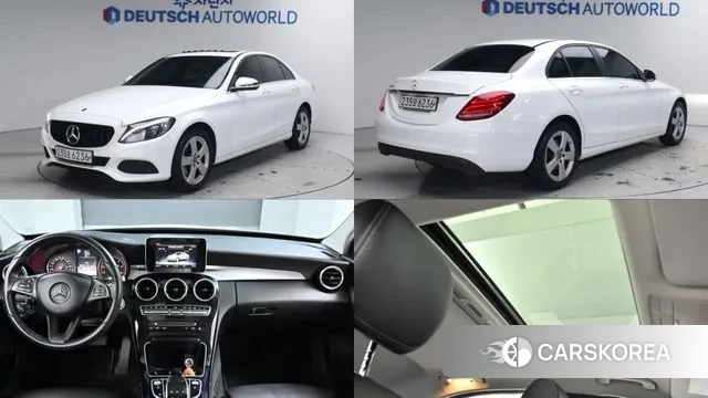 Mercedes-Benz C-Class W205 2018 Белый из Кореи