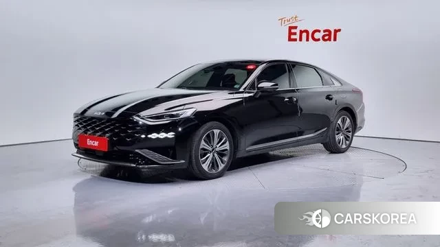 Kia K8 Hybrid 2021 Черный из Кореи