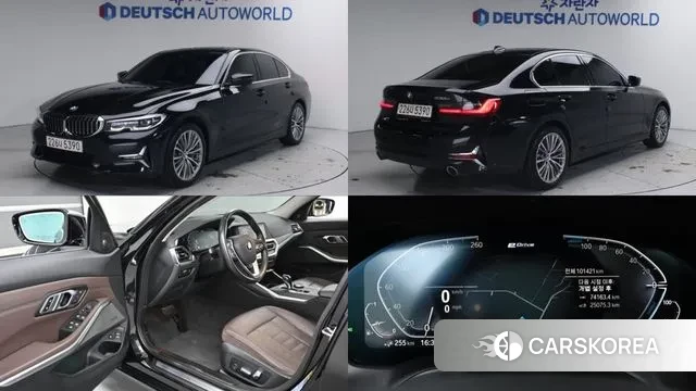 BMW 3 Series (G20) 2020 Черный из Кореи