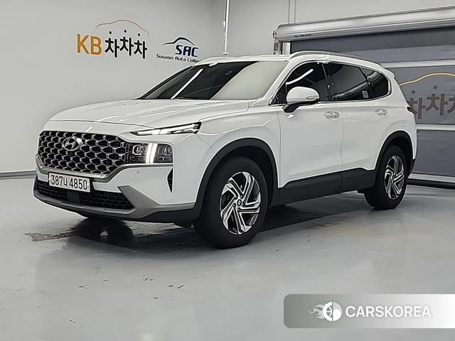 Hyundai The New Santa Fe 2023 Белый из Кореи