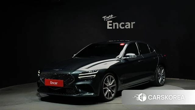 Genesis The New G70 Shooting Brake 2025 Темно-зеленый из Кореи