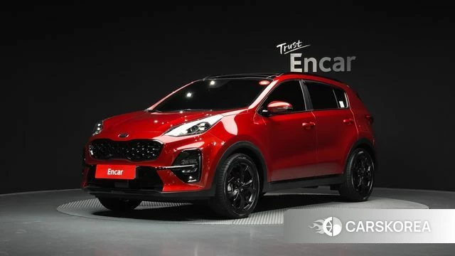 Kia Sportage The Bold 2021 Красный из Кореи