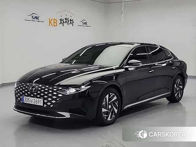 Hyundai The New Grandeur IG Hybrid 2021 Черный из Кореи
