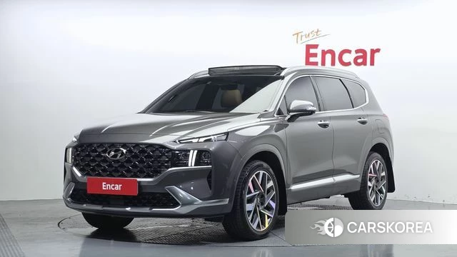 Hyundai The New Santa Fe 2021 Серый из Кореи