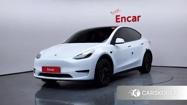 Tesla Model Y 2023 Белый из Кореи