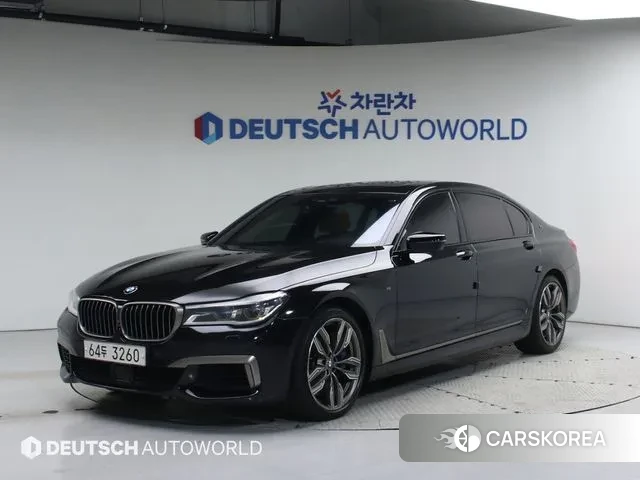 BMW 7 Series (G11) 2018 Черный из Кореи