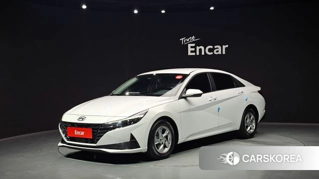 Hyundai Avante (CN7) 2021 Белый из Кореи