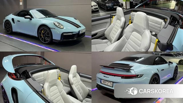 Porsche 911(992) 2022 Небесно-голубой из Кореи