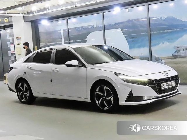 Hyundai Avante (CN7) 2020 Белый из Кореи