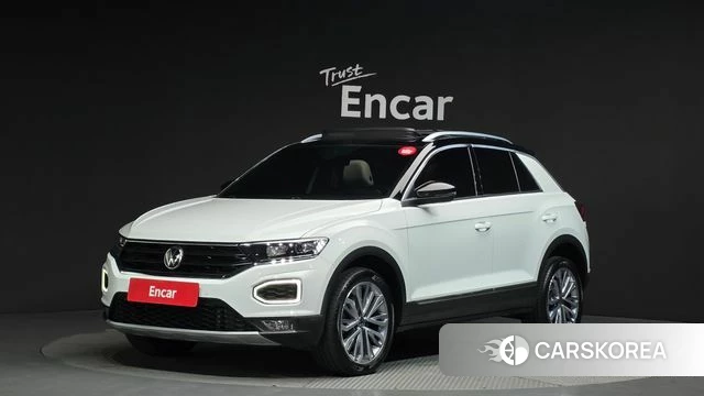 Volkswagen T-Roc 2021 Белый из Кореи