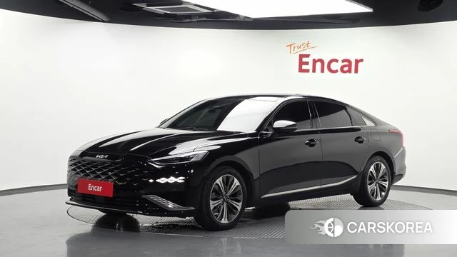 Kia K8 Hybrid 2022 Черный из Кореи