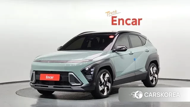 Hyundai Kona (SX2) 2024 Светло-зеленый из Кореи