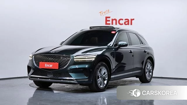 Genesis GV70 2022 Темно-зеленый из Кореи