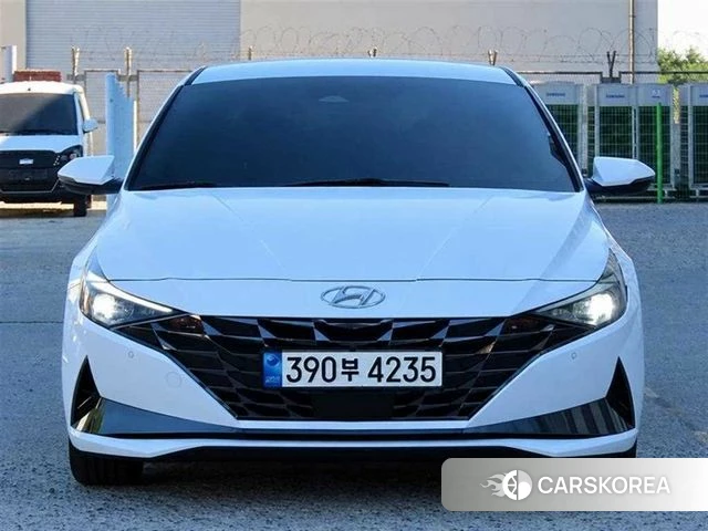 Hyundai Avante (CN7) 2020 Белый из Кореи