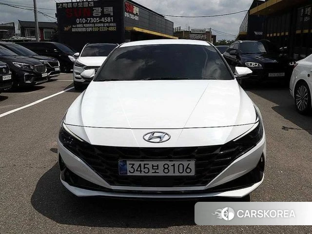 Hyundai Avante (CN7) 2022 Белый из Кореи