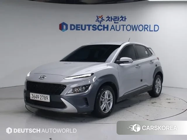 Hyundai The New Kona 2021 Серебристо-серый из Кореи
