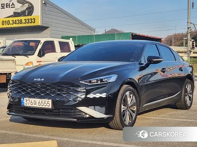 Kia K8 Hybrid 2023 Черный из Кореи