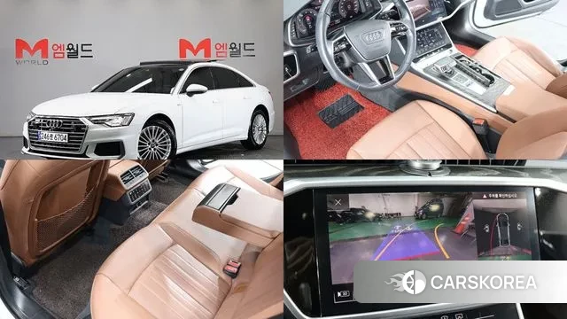 Audi A6 (C8) 2020 Белый из Кореи