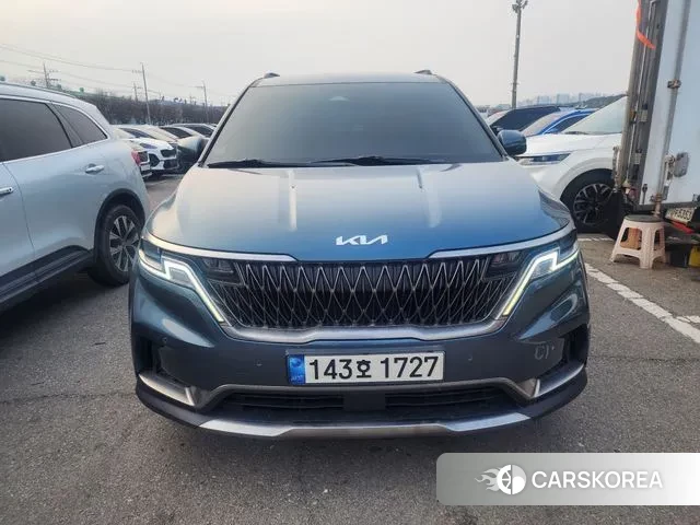 Kia Carnival 4th generation 2022 Небесно-голубой из Кореи