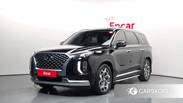 Hyundai Palisade 2021 Черный из Кореи