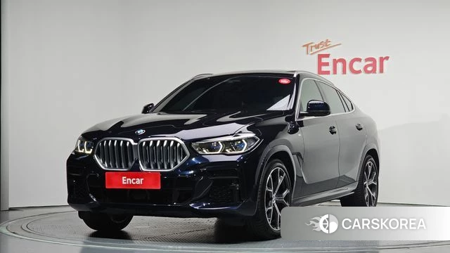 BMW X6 (G06) 2022 Черный из Кореи