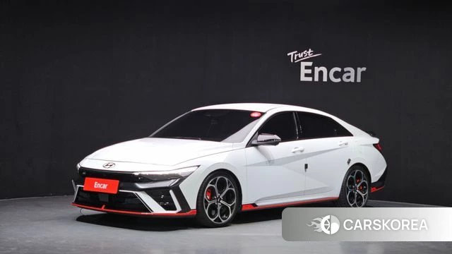 Hyundai The New Avante (CN7) 2025 Белый из Кореи