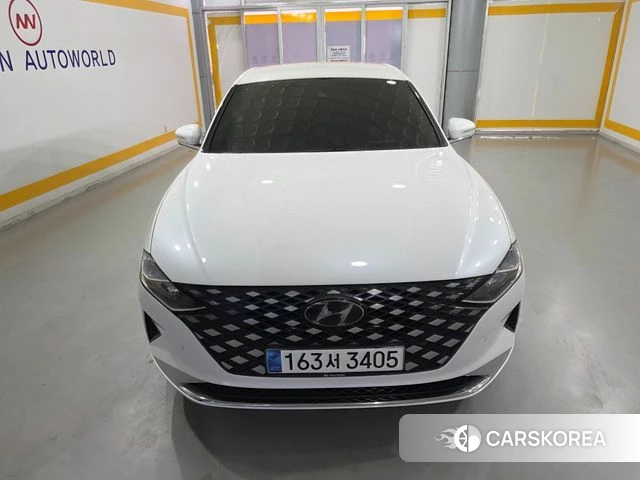 Hyundai The New Grandeur IG Hybrid 2020 Белый из Кореи