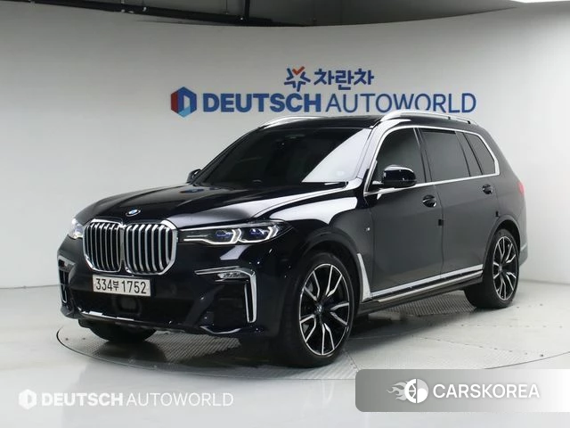 BMW X7 (G07) 2020 Черный из Кореи