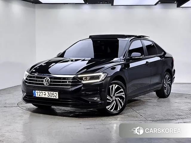 Volkswagen 7th Generation of Jetta 2021 Черный из Кореи