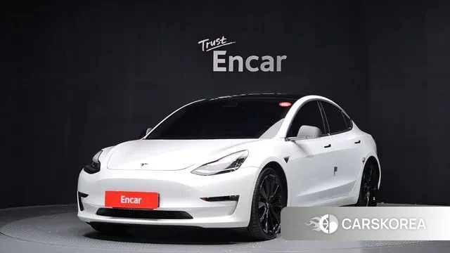Tesla Model 3 2020 Белый из Кореи