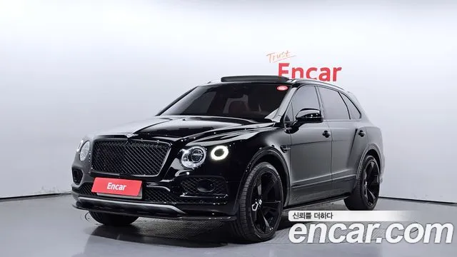 Bentley Bentayga 2018 Черный из Кореи