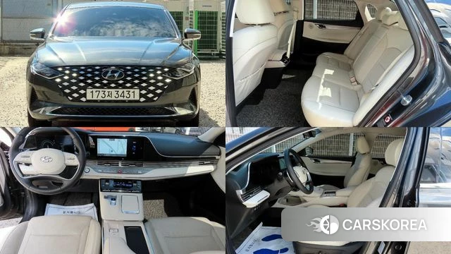 Hyundai The New Grandeur IG Hybrid 2021 Серый из Кореи