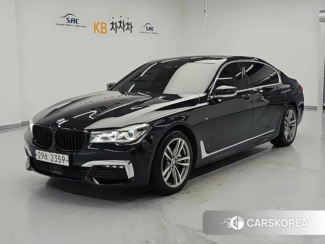 BMW 7 Series (G11) 2018 Черный из Кореи