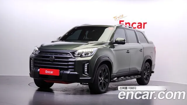 Ssangyong The New Rexton Sport 2023 Темно-зеленый из Кореи