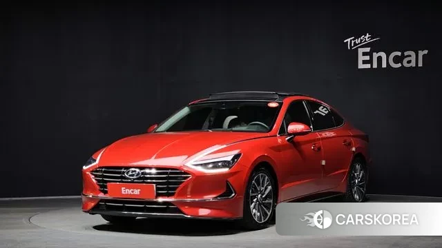 Hyundai Sonata (DN8) 2019 Красный из Кореи
